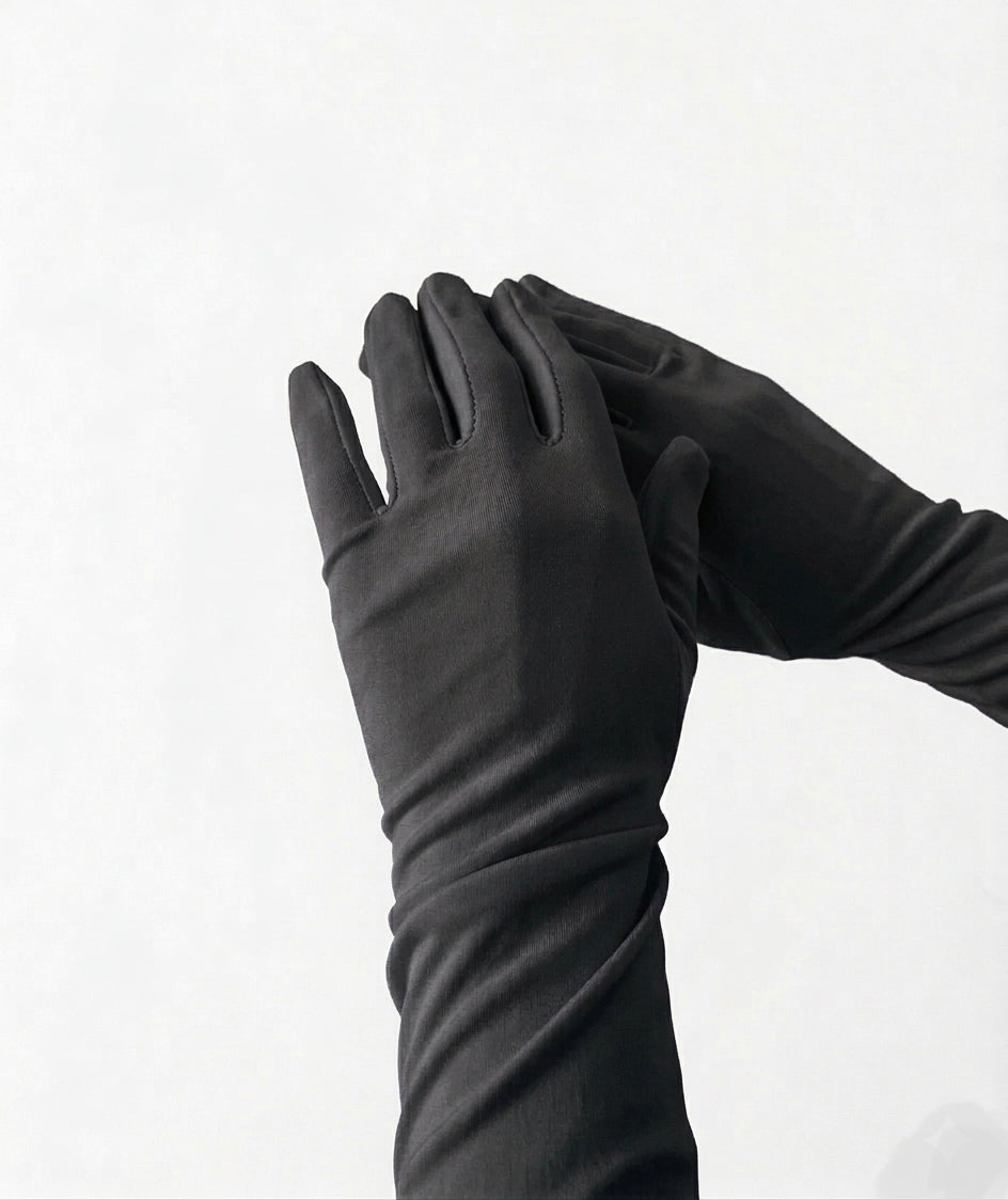 Gants Tactile sans fleur (Mi-Long)