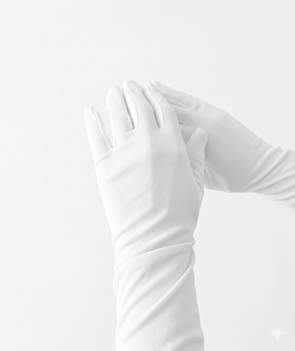 Gants Tactile sans fleur (Mi-Long)
