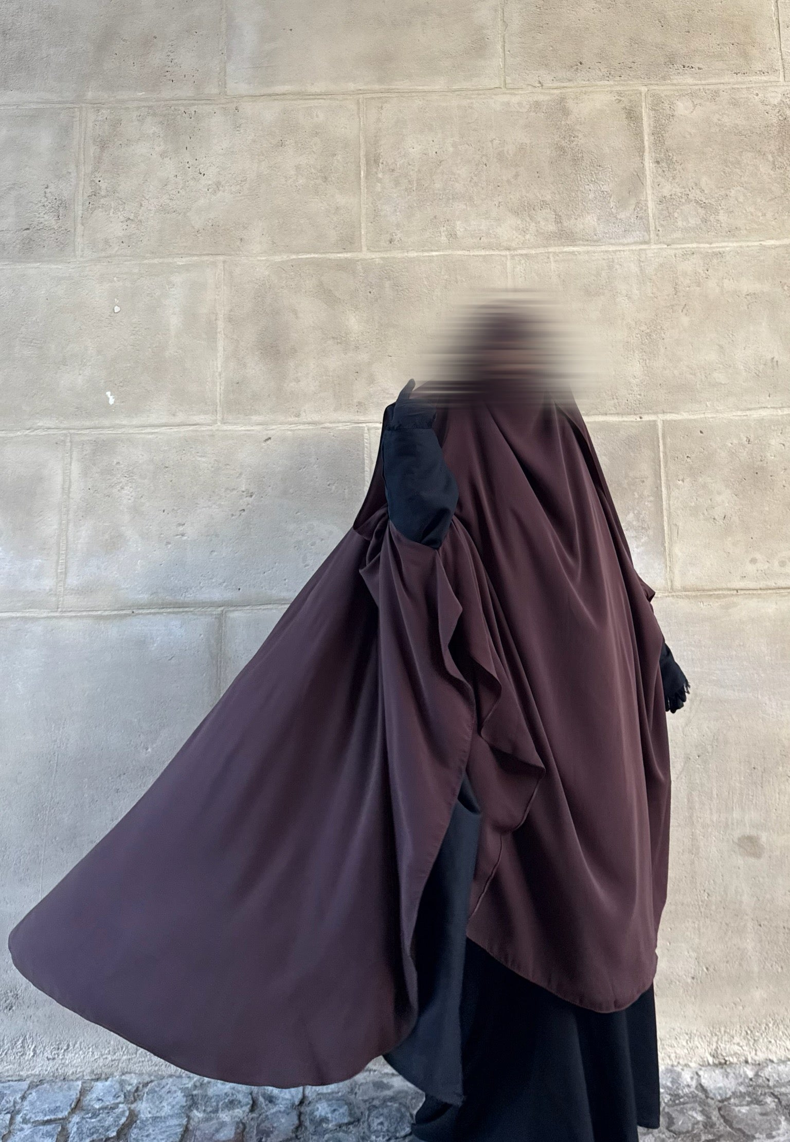 Khimar Jouwayriyyah Classic Whool peach