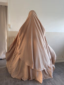 Khimar arrondi Maleeka court (Nidha)