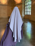 Charger l'image dans la visionneuse de la galerie, Khimar arrondi Maleeka Long (Soie de médine)
