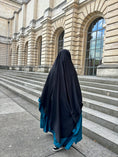 Charger l'image dans la visionneuse de la galerie, Khimar arrondi Maleeka Court (Soie de médine)
