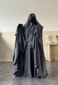 Charger l'image dans la visionneuse de la galerie, Khimar arrondi Maleeka Court (Soie de médine)

